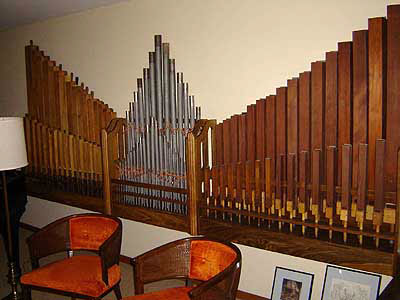 the organ pipes