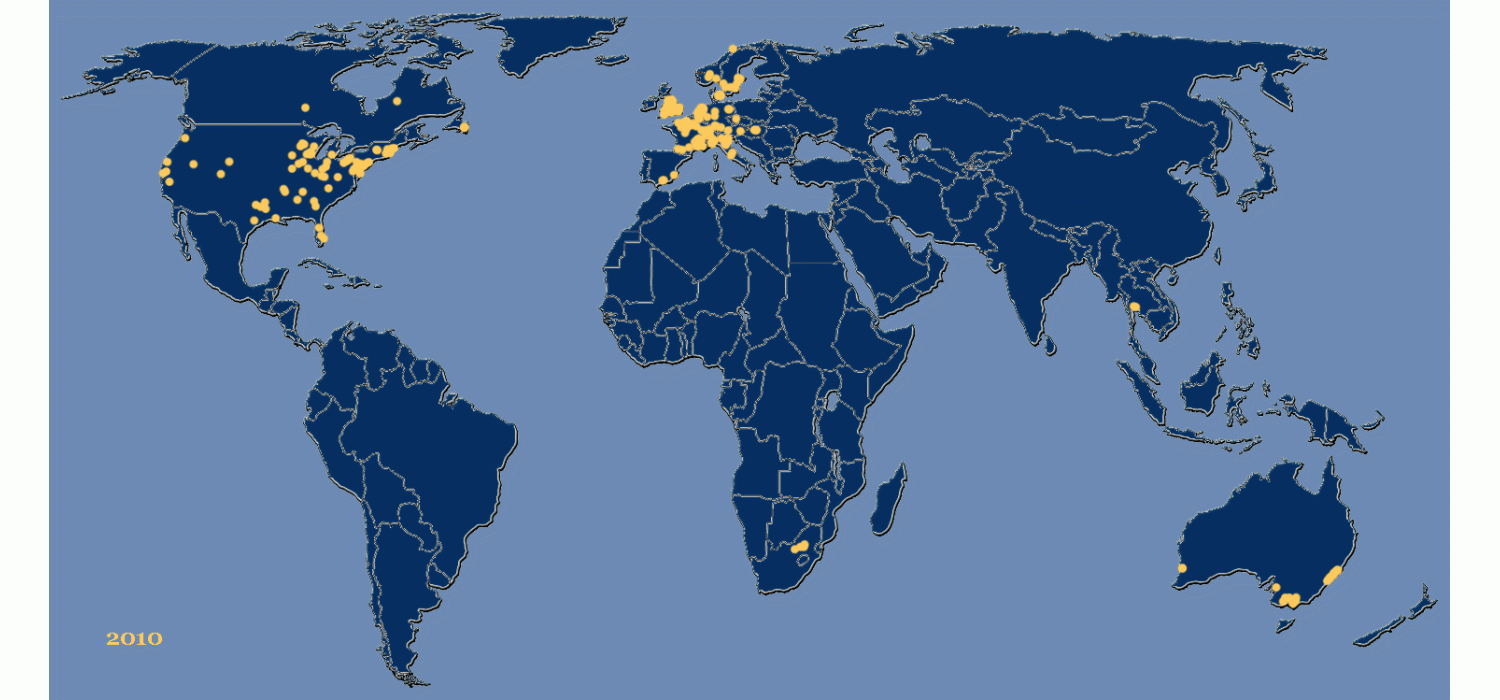 MIDI Boutique sales arround the world 